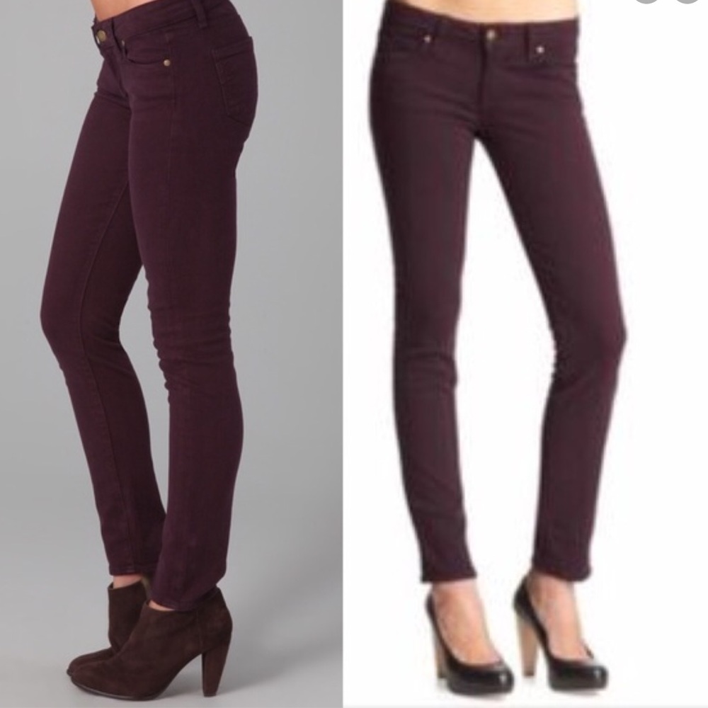 ~Paige “Skyline” Maroon Pants Size 27~